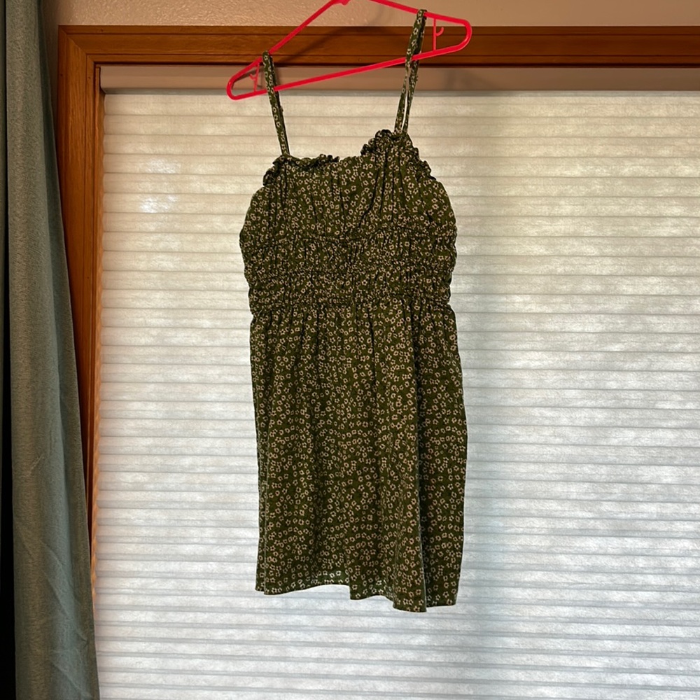Wild fable green floral summer dress